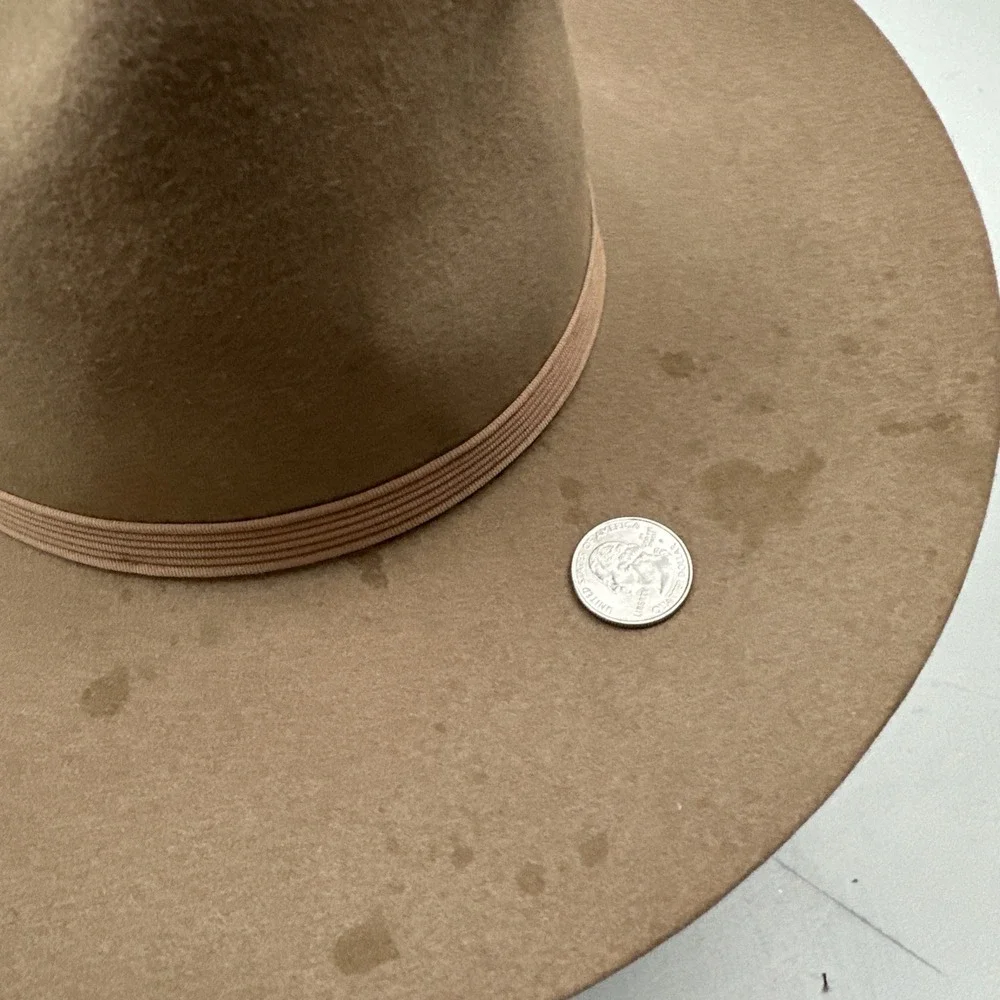 Vtg Resistol XXX Beaver Felt Cowboy Hat 7 1/8 Canyon Self Conforming Long Oval